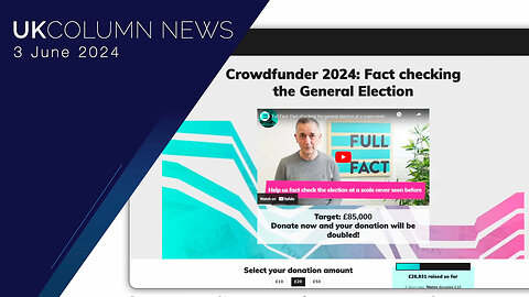 Full Faux Facts Fundraising (Who Is Donating?) - UK Column News