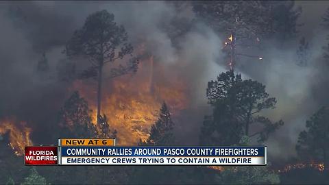 Community rallies around Pasco Co. firefighters