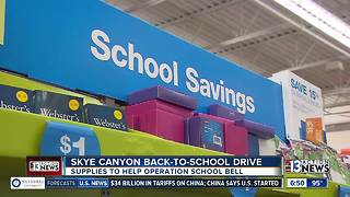Skye Canyon host back-to-school supplies drive for operation school bell
