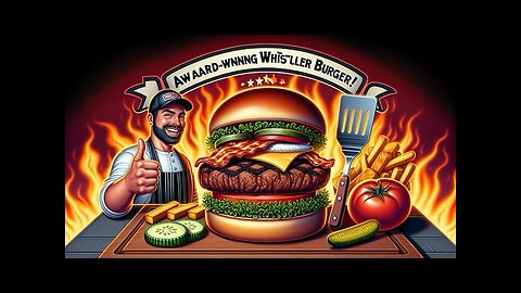 Myron Mixon's Award-Winning Whistler Burger!