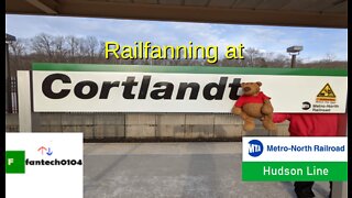 Railfanning at Corltandt Station: Featuring a rare Amtrak P42 Diesel Locomotive!