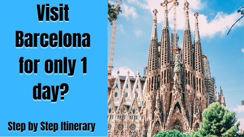 24 Hours in Barcelona I Sample Barcelona Itinerary for 24 Hours I Seeing Barcelona in 24 hours