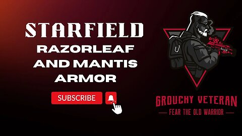 Starfield Razorleaf and Mantis Armor
