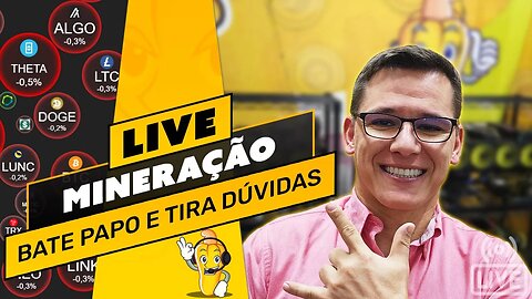 LIVE! BATE PAPO E TIRA DÚVIDAS - MINERAÇÃO DE CRIPTOMOEDAS