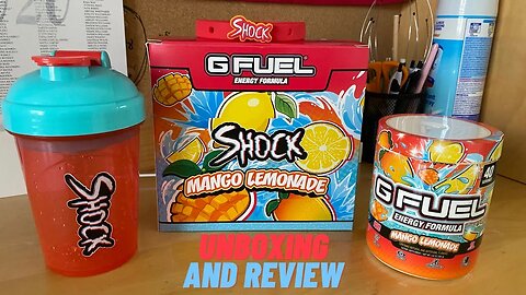 Mango Lemonade GFuel: Unboxing and Review