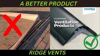 What Ridge Vent Should I Install On My Roof?