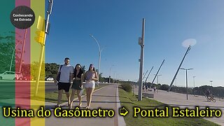 🚴‍♂️🌞 Pedalando por Porto Alegre, Usina do Gasômetro ➡️ Pontal Estaleiro