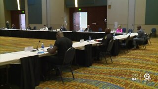 Law enforcement and politicians meet to discuss policing