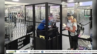 New barriers installed at McCarran Airport security checkpoints