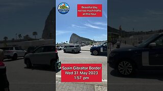 Spain Gibraltar Border on Wednesday at 2