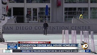 Convention Center will house homeless