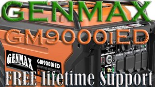 GENMAX GM9000iED Portable Inverter Generator 9000W Gas Propane Powered Engine Review