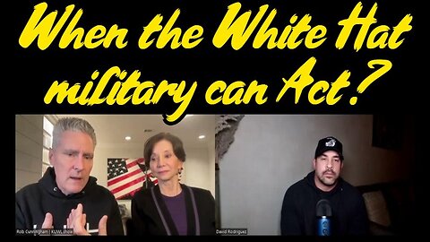 Dr. Jan Halper-Hayes And Nino - When the White Hat military can Act - 2/24/24..