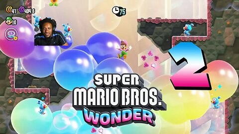 Super Mario Bros. Wonder Playthrough pt2 - Exploring Petal Isles