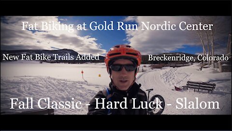 Winter Fat Biking New Trails at Gold Run Nordic Center