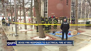 Boise State "Quad" evacuated after accidental fire caused by electrical failure