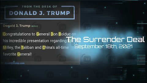 The Surrender Deal - September 18th, 2021