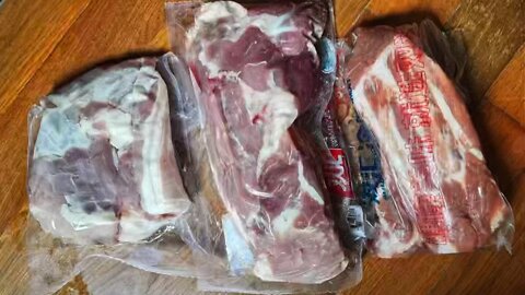 8.82 pounds of free meat from China Gov’t supplies