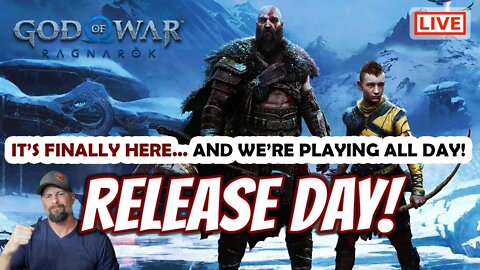 God of War Ragnarok Release Day Live Stream: IT'S FINALLY HERE!!!