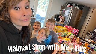 Easter Candy Haul | Shopping with Kids | Walmart Pickup