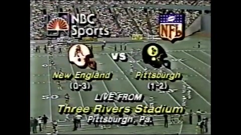 1981-09-27 New England Patriots vs Pittsburgh Steelers