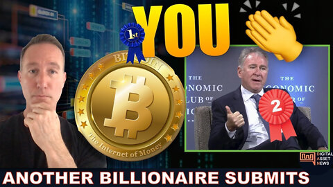 CONGRATS! YOU BEAT ANOTHER BILLIONAIRE TO BITCOIN.