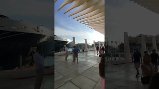 vlog - Port of Málaga Spain - Walking - evening - #shorts