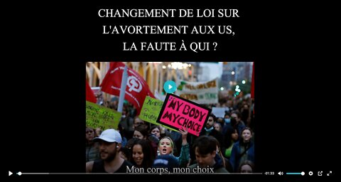 Changement de loi sur l'avortement aux US, la faute à qui ?