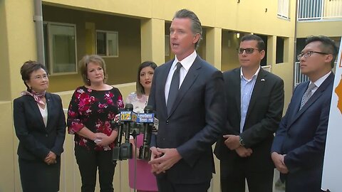 Governor Gavin Newsom talks combating homelessness in California