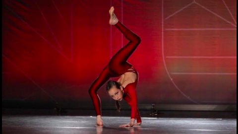 Crazy Flexible 11 Year Old Dancer gives intense dance performance!