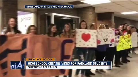 Sheboygan Falls students send video of support to Parkland