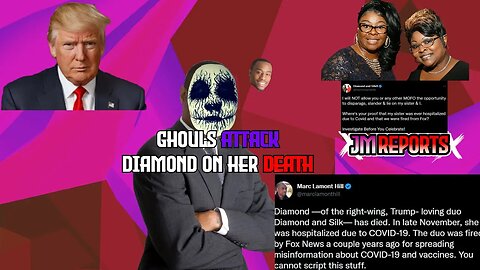 The "tolerant" left celebrate Diamonds death spreading fake news ghoulish vile human beings