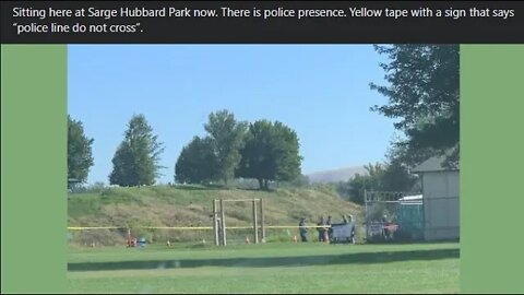 #BREAKING - Current Police Presence @ Sarg Hubbard Park - #LUCIANMUNGUIA
