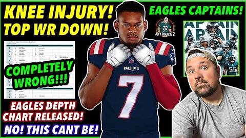 KNEE INJURY! ONE MAN DOWN HEADING TO SUNDAY! PATRIOTS LOSE TOP WR! DEPTH CHART RELEASED! CAPTAINS!