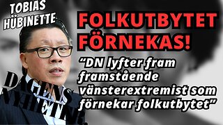 DN lyfter fram vänsterextremist som vill koppla "folkutbytet" till en ny förintelse