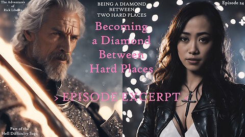 FLASHBACK S4E69 EXCERPT BECOMING A DIAMOND BETWEEN TWO HARD PLACES _ Rick Liberty AI Art Video Book