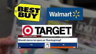 Which stores are open on Thanksgiving