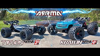 Arrma Bash Day Kraton 4S n Typhon 3S Best Ever