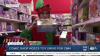 Comic shop hosts toy drive for CMH