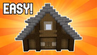 Minecraft House Tutorial #3: Medium Rustic House