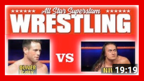 BRITISH WRESTLING OLIVER GREY VS NIWA