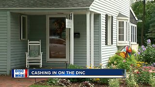 Home owners looking to cash in for the DNC