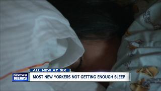 Most New Yorkers are not getting enough sleep, here's why