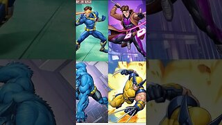 Ciclope, Gambit, Fera E Wolverine - X-MEN