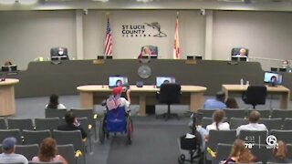 St. Lucie County commissioners debate whether to end mask mandate