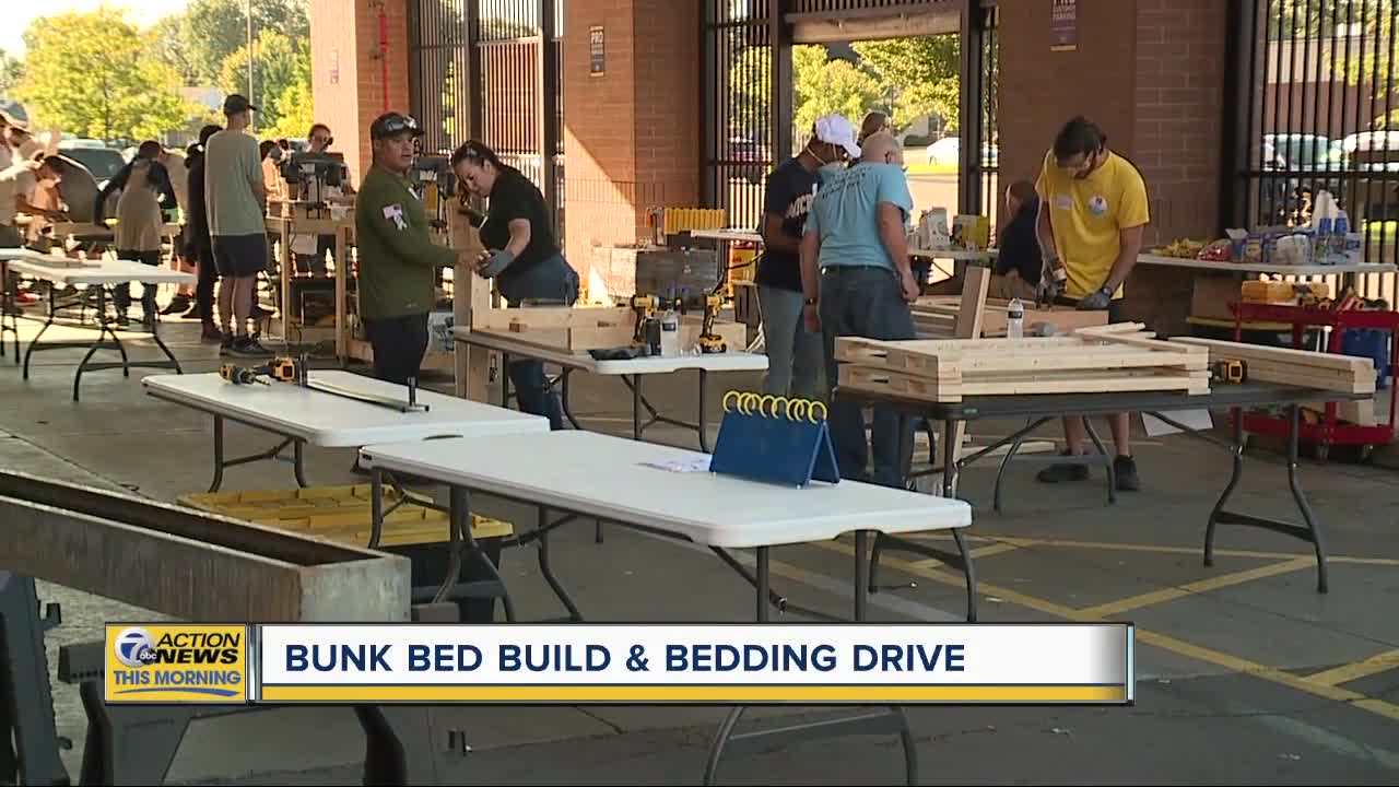This volunteer organization builds beds from scratch for Michigan children in need