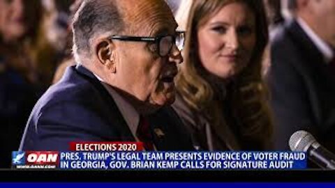 President Trump's legal team presents evidence of alleged voter fraud in Ga.