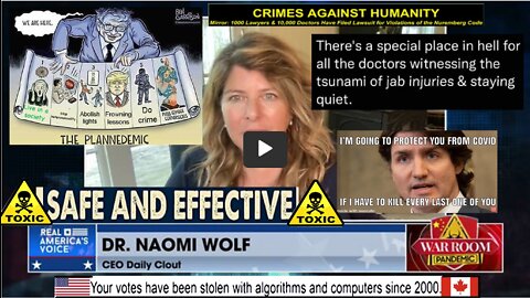 Dr. Naomi Wolf Reports on COVID Vaccine Data in Pregnancy, Lactation