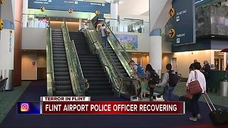 Flint airport officer recovering after attack