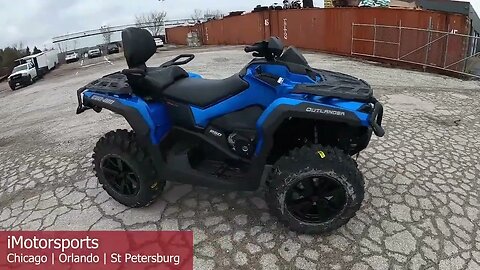 2023 Can Am® Outlander MAX XT 850 OXFORD BLUE PA23042@ iMotorsports